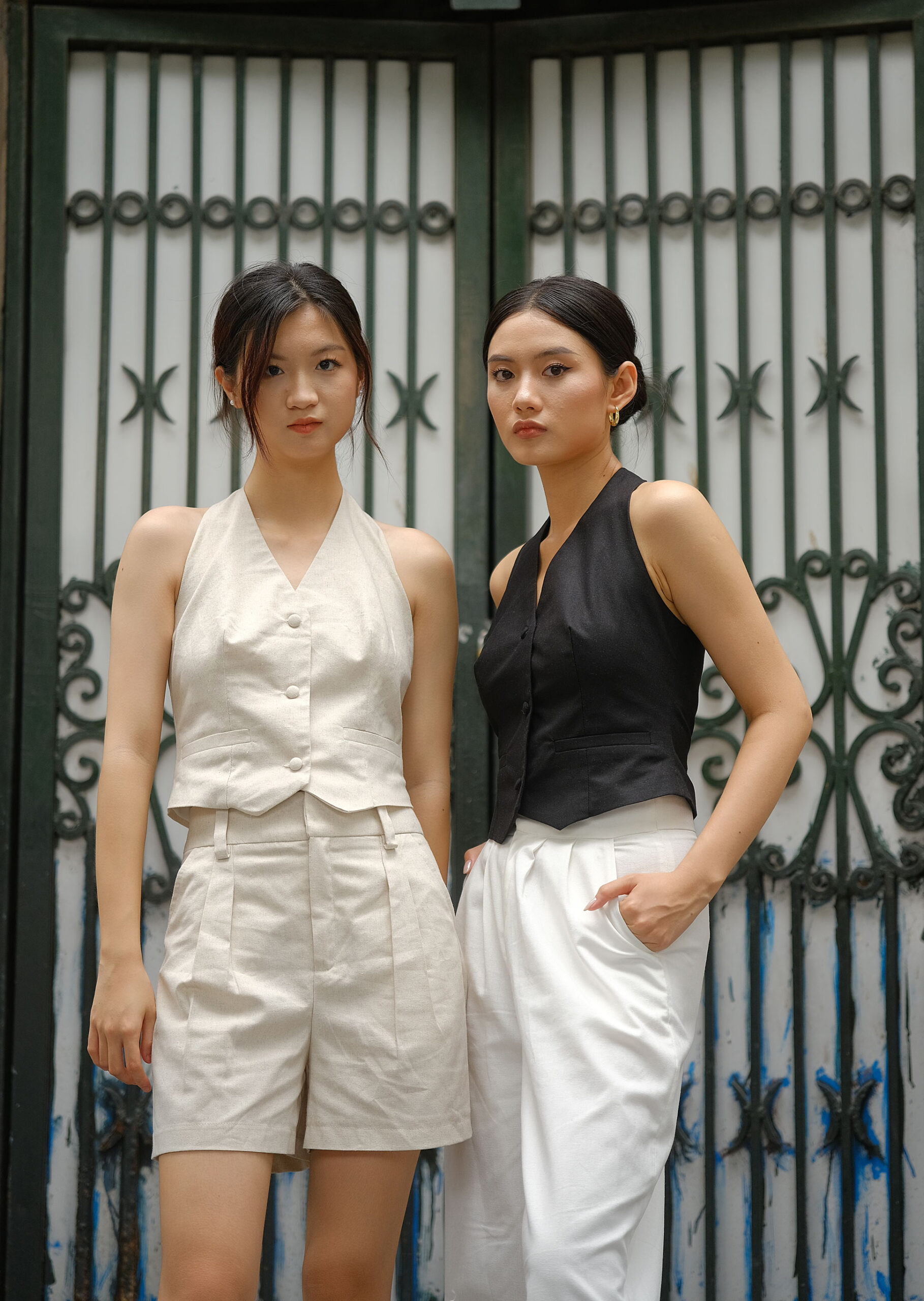 Alternative view of Alba Mini Short - Linen - Beige