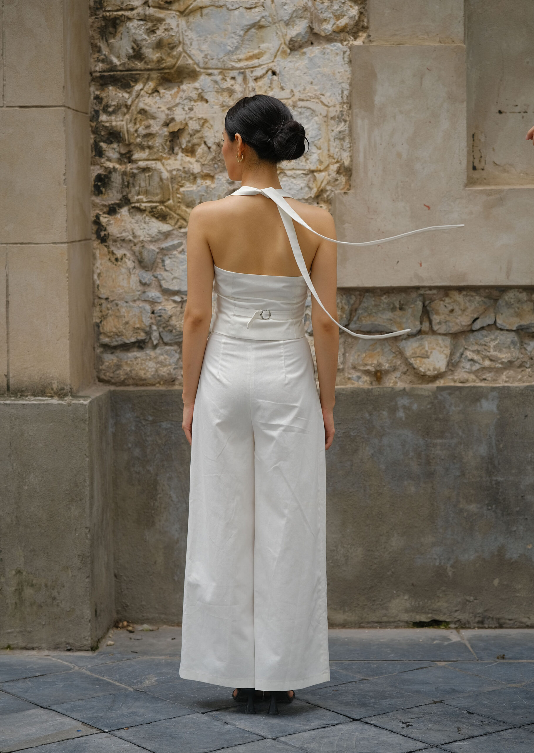 Kate Vest - Linen - White - Image 3