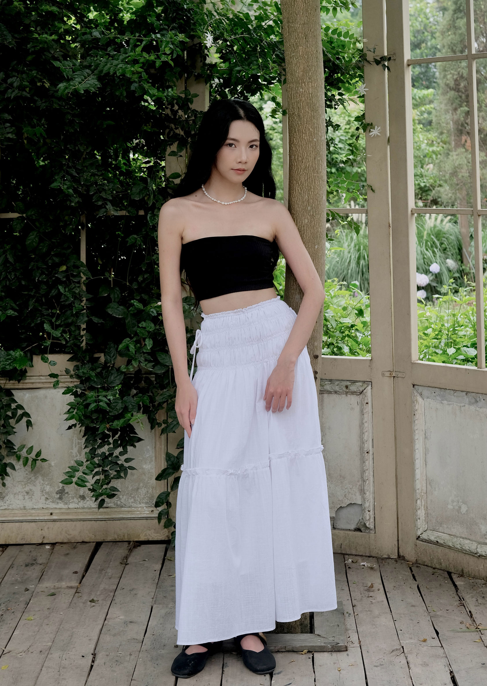 Reila Skirt - Linen - White - Image 5