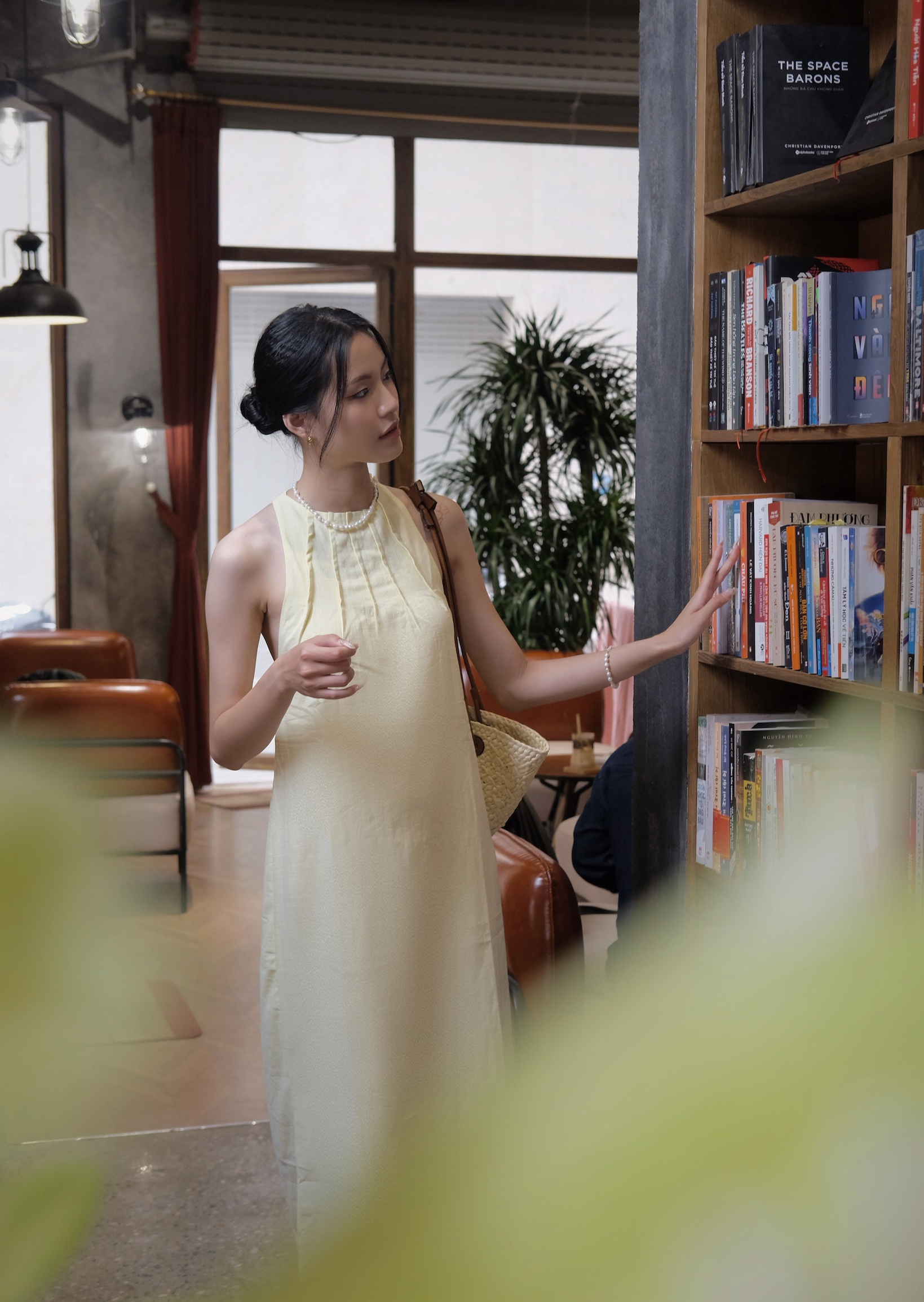 Sand Midi Dress - Linen - Yellow - Image 8