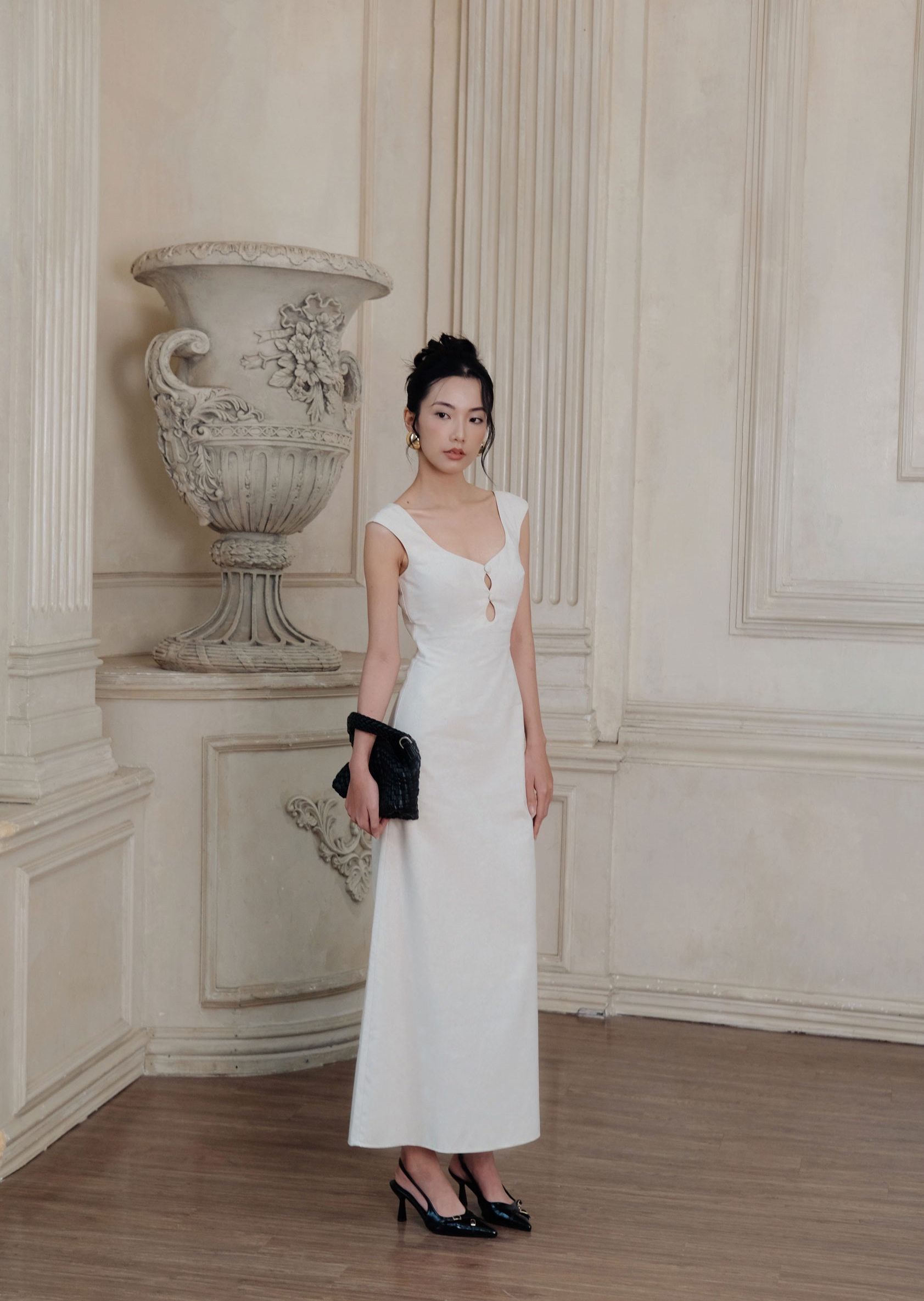 Soma Midi Dress - Linen - Beige - Image 4