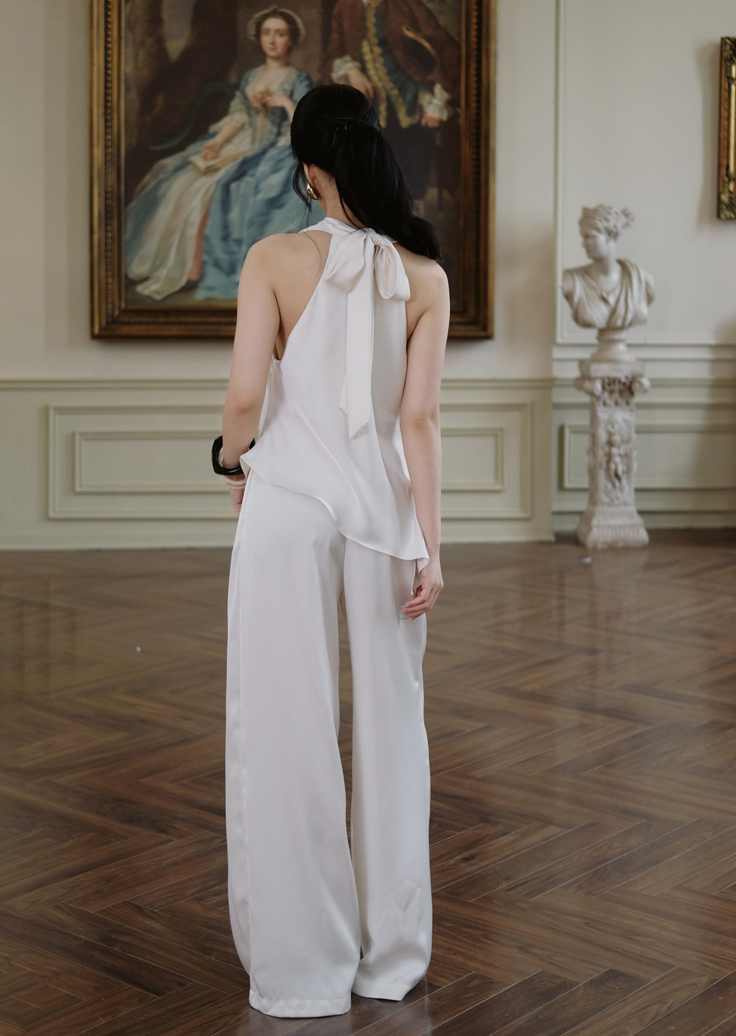 Alternative view of Avery Set - Silk - Milk White