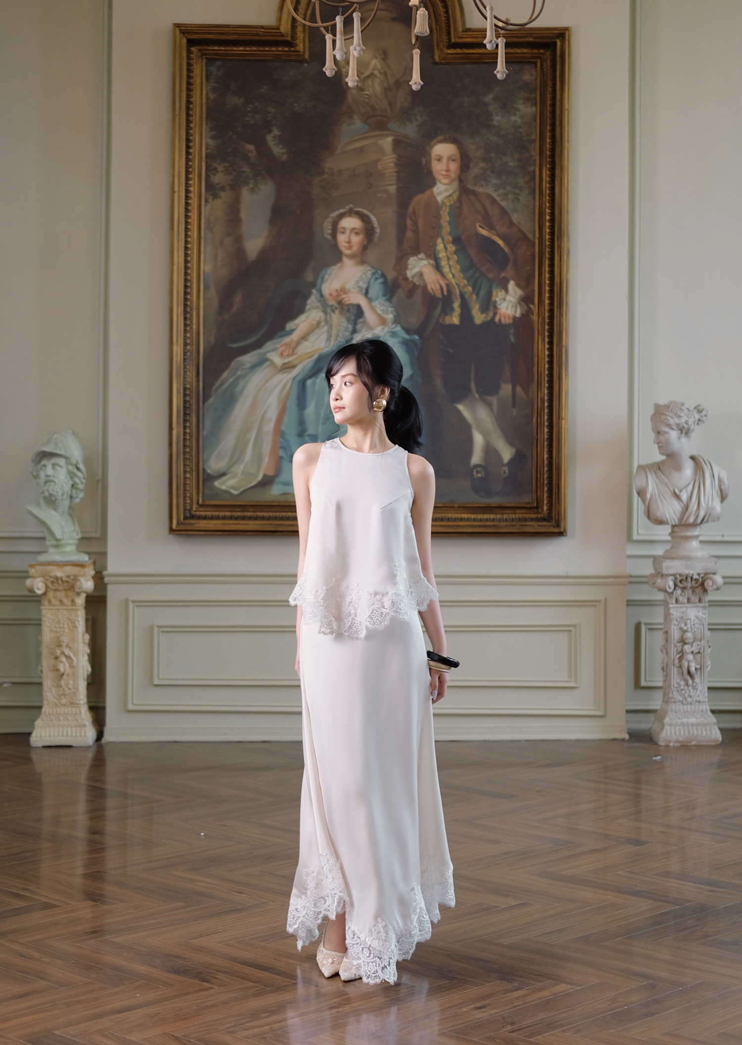 Clara Skirts - Silk - Milk White - Image 10