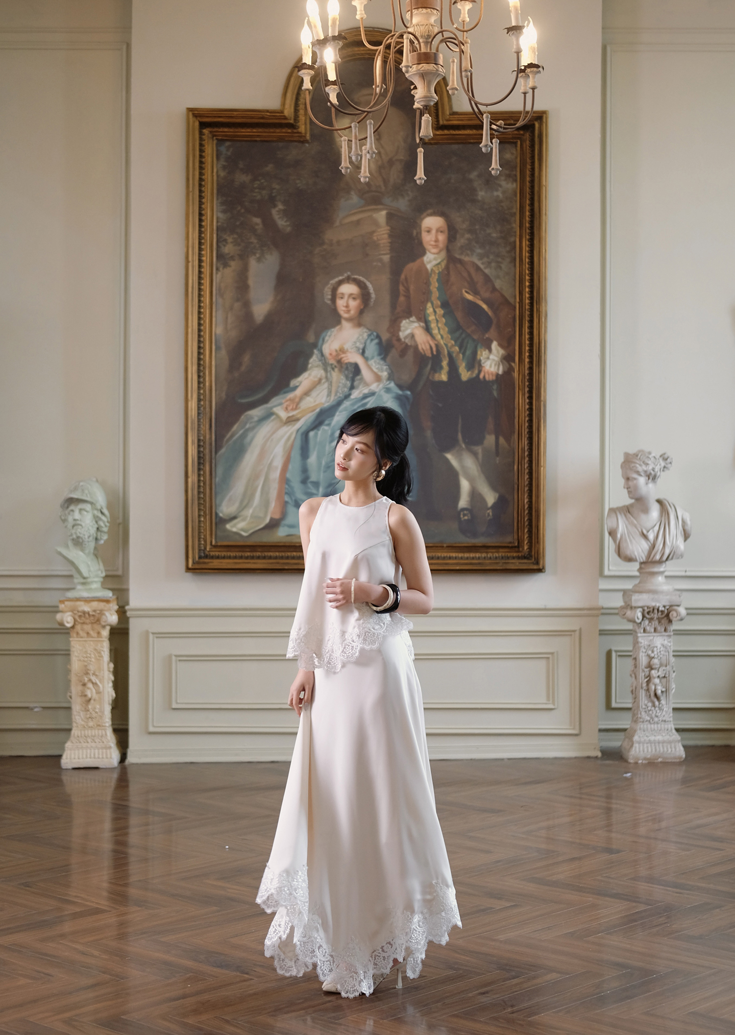 Clara Skirts - Silk - Milk White