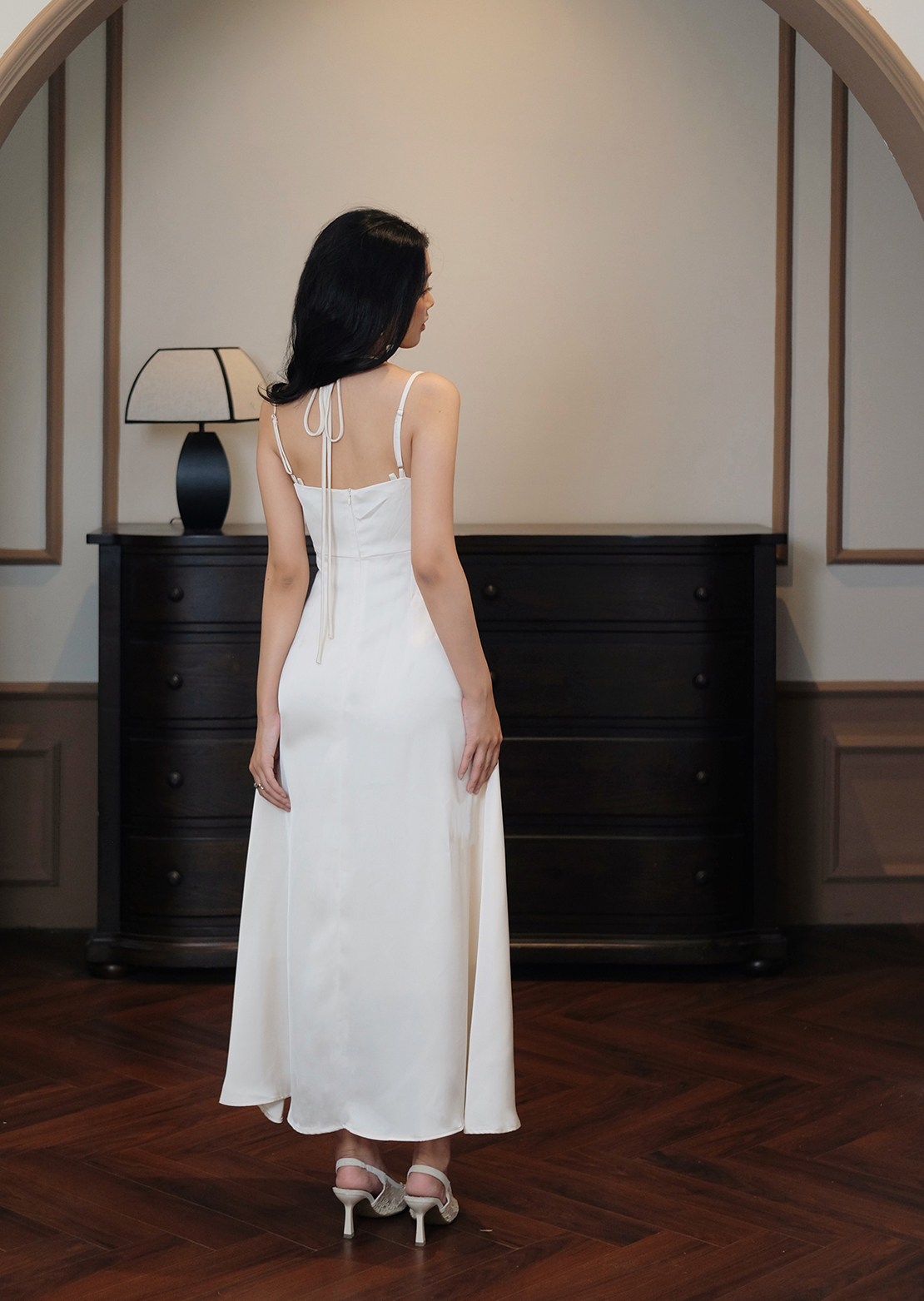 Flora Maxi Dress - Silk - White - Image 20