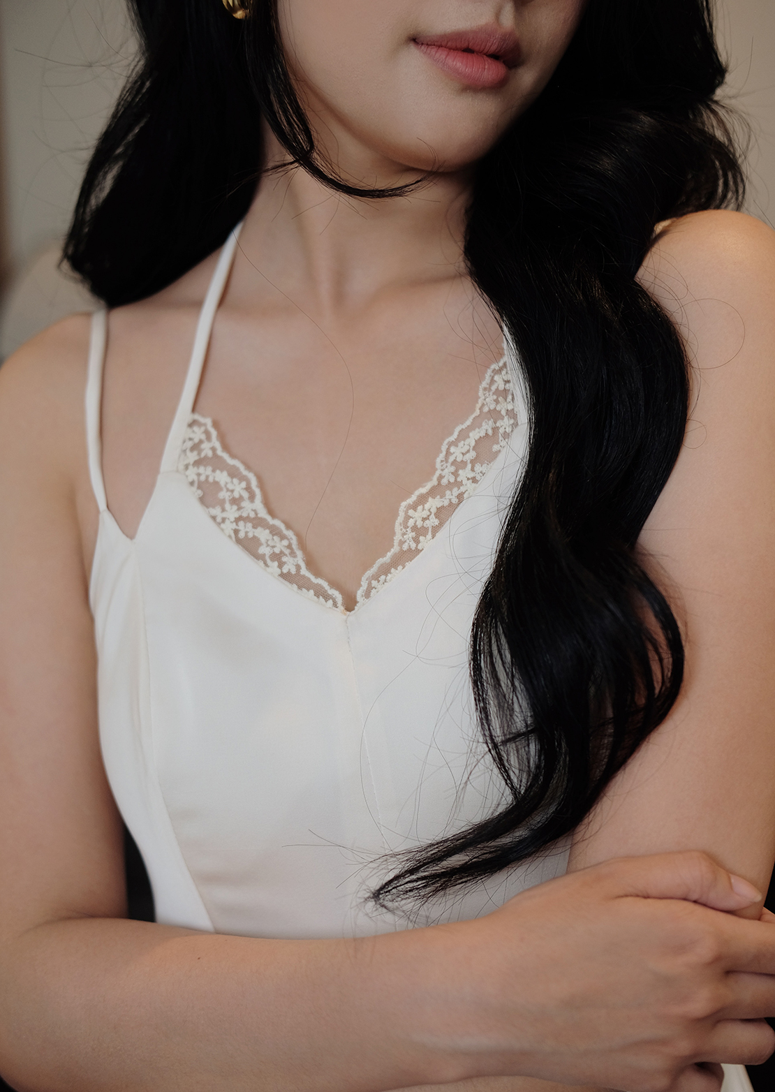 Flora Maxi Dress - Silk - White - Image 22