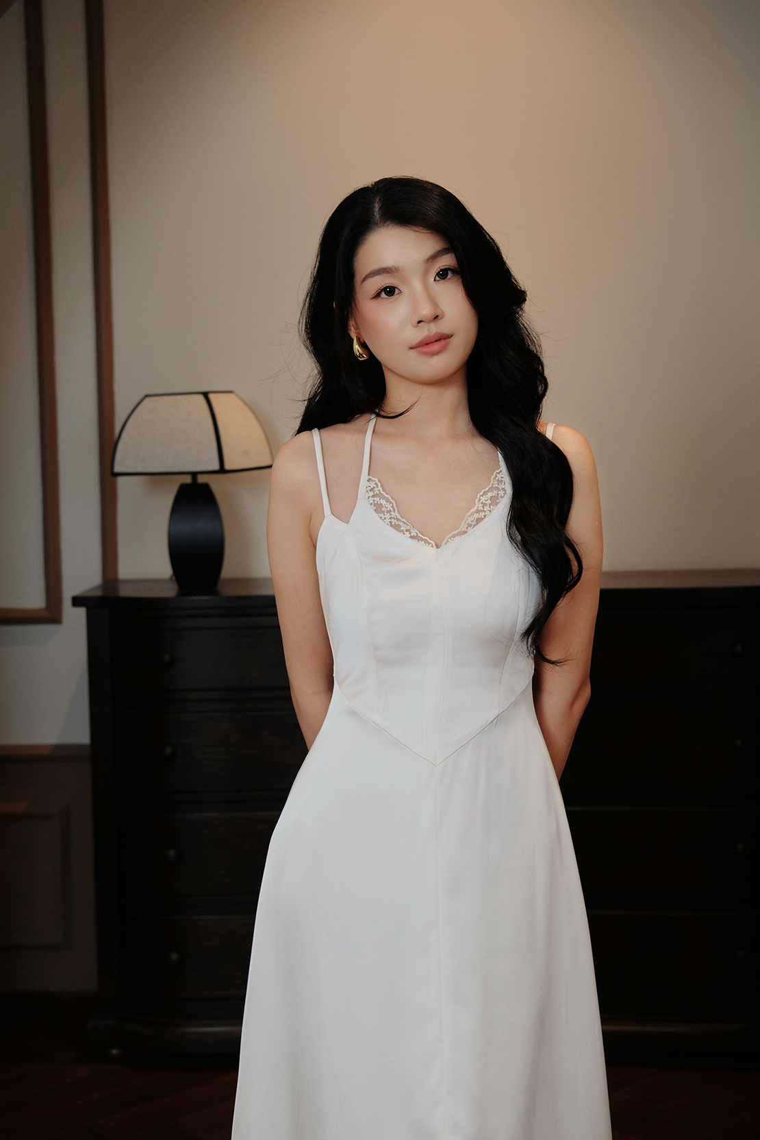 Flora Maxi Dress - Silk - White - Image 23