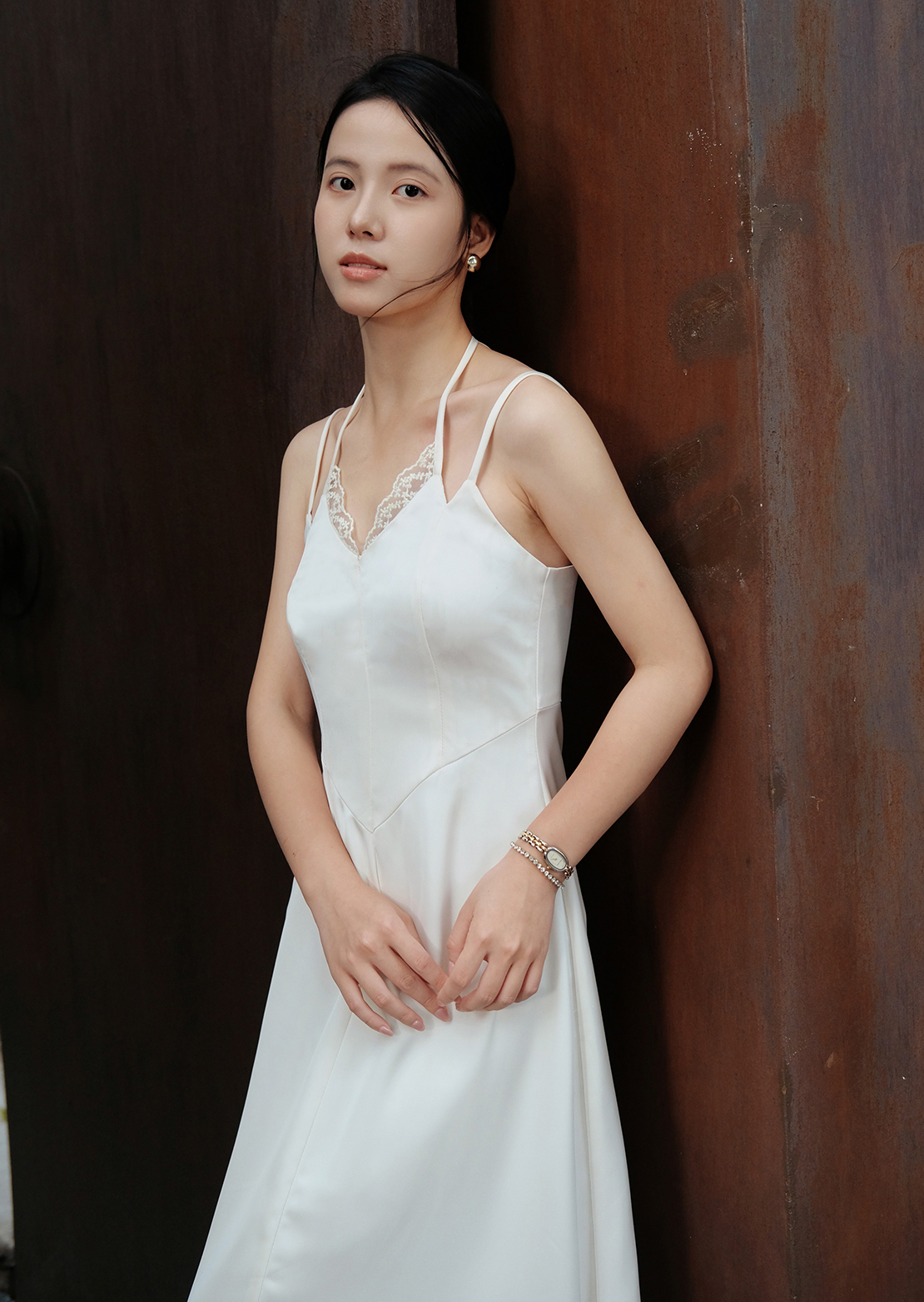 Flora Maxi Dress - Silk - White - Image 5